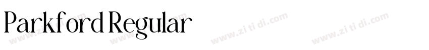 Parkford Regular字体转换 Parkford Regular字体转换